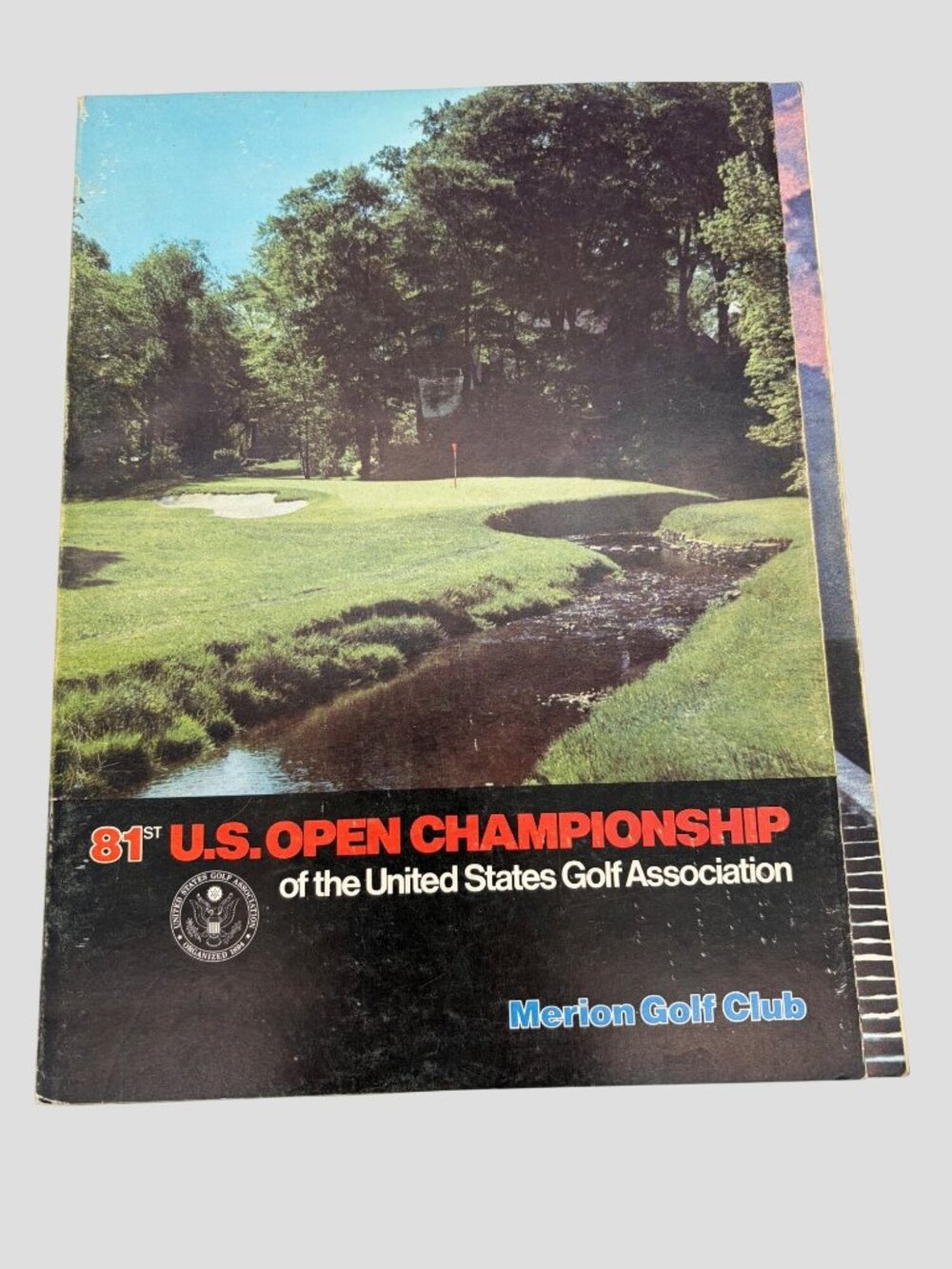 1981 U.S. Open Championship Program Merion Golf Club David Graham 81st USGA Golf
